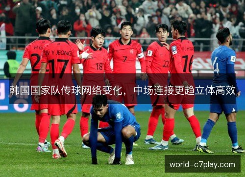韩国国家队传球网络变化，中场连接更趋立体高效